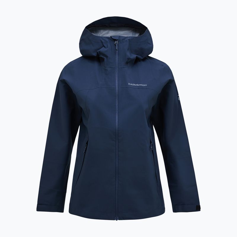 Dámská bunda do deště Peak Performance Trail Hipe Shell Jacket blue shadow