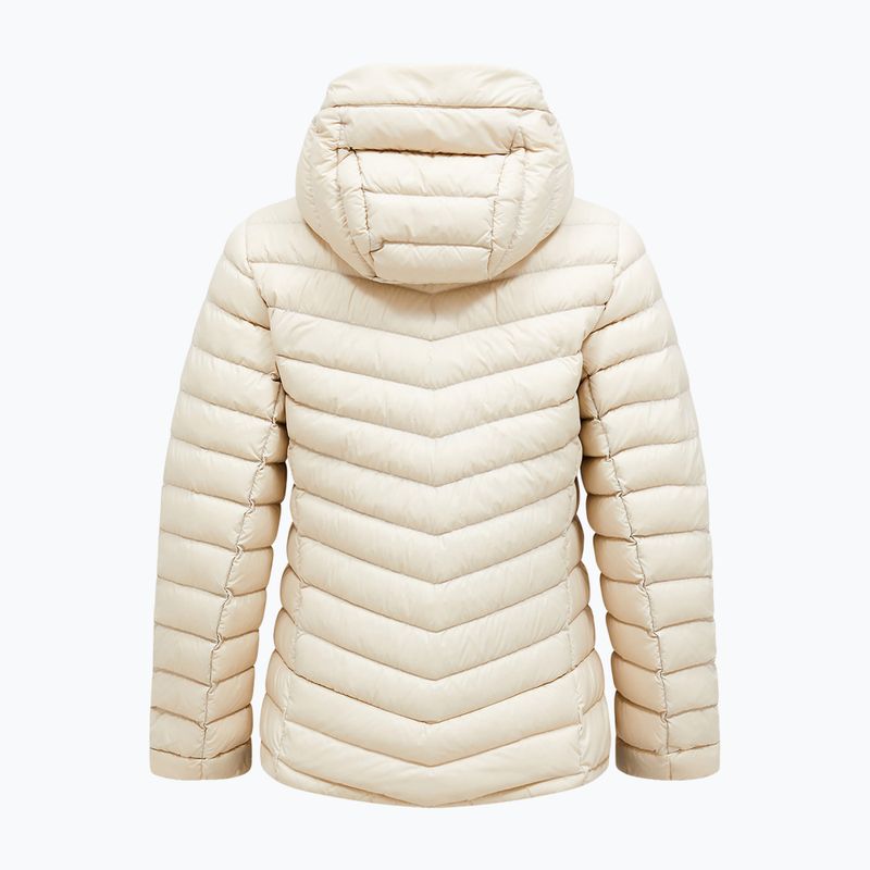 Dámská péřová bunda Peak Performance Frost Down Hood Jacket Sand Fog 2