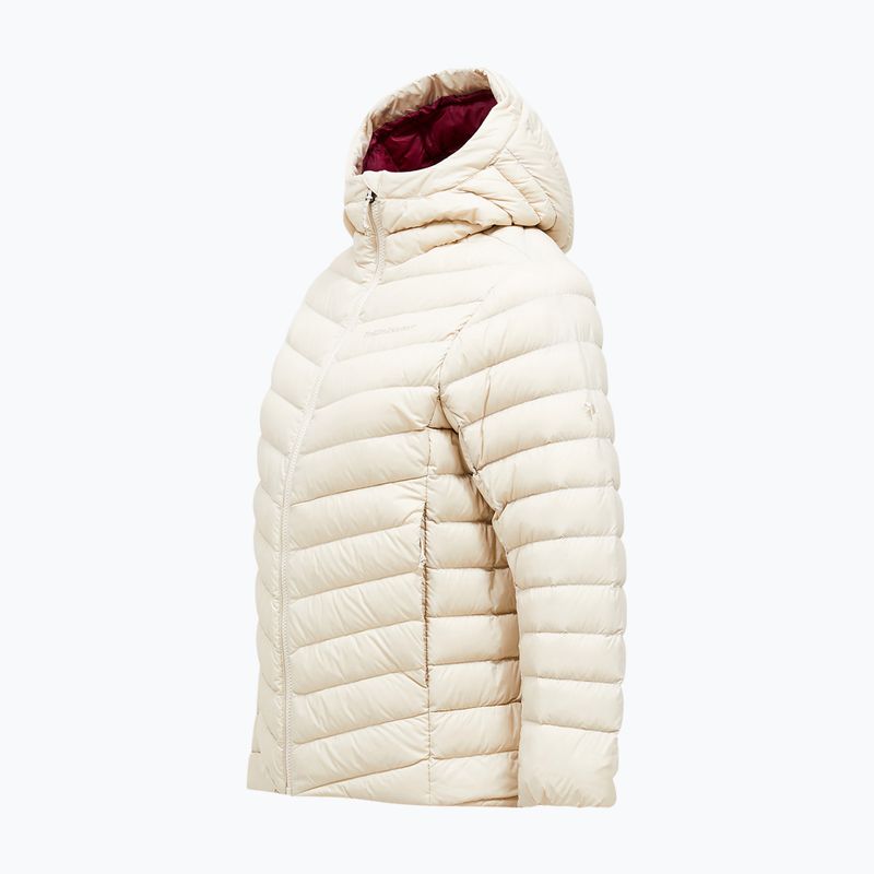 Dámská péřová bunda Peak Performance Frost Down Hood Jacket Sand Fog 3