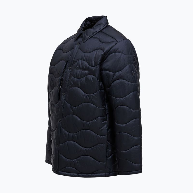 Pánská péřová bunda Peak Performance Helium Synthetic Overshirt Black 3