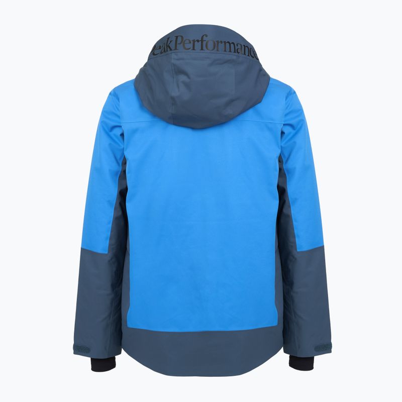 Pánská lyžařská bunda Peak Performance Rider Tech Insulated azure ascent/mountain lake 2