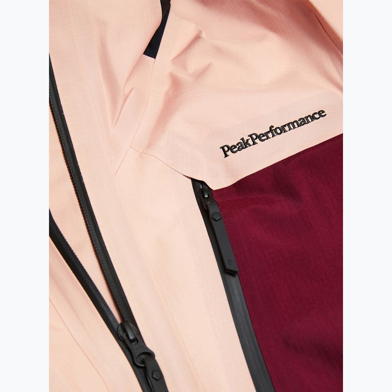 Dámská lyžařská bunda Peak Performance Vertical Gore-Tex Pro Jacket peach fuzz/vertical zenith 4