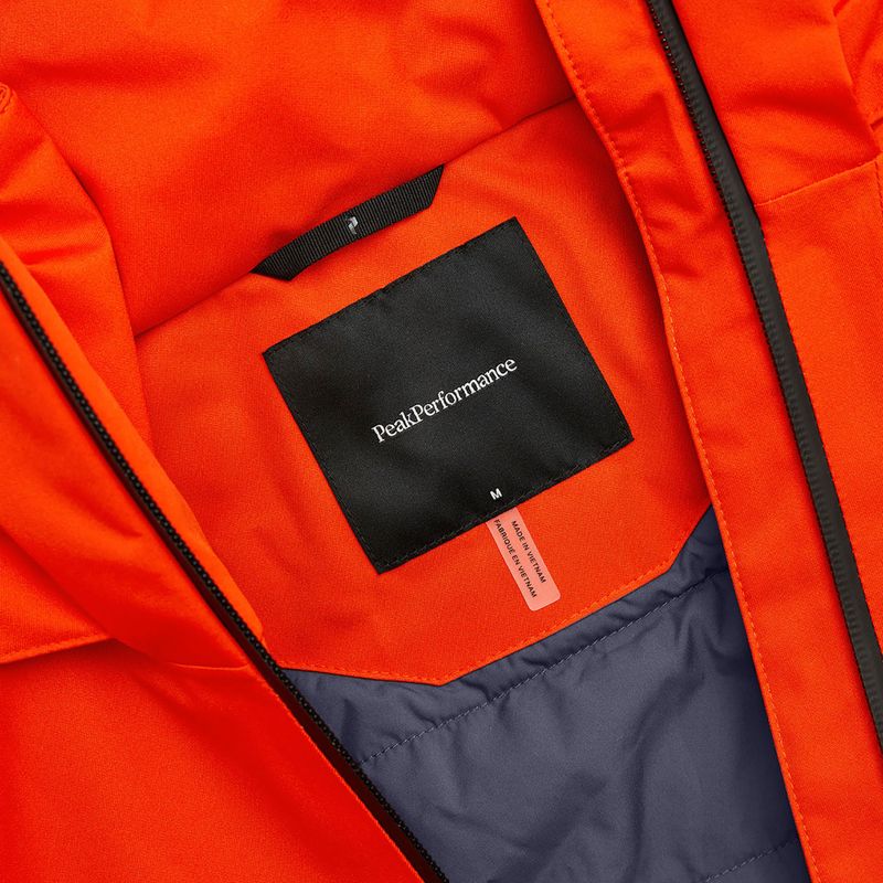 Pánská lyžařská bunda Peak Performance Maroon Insulated solar burst 11