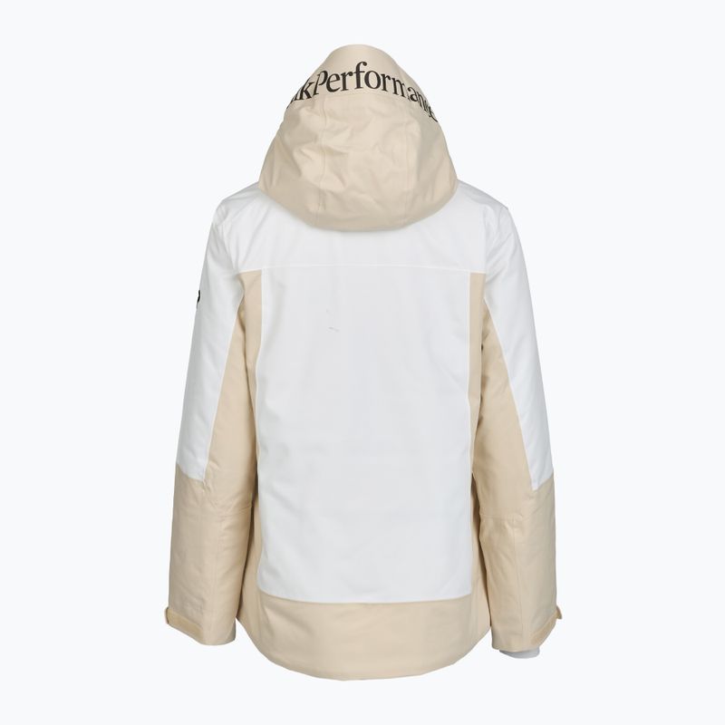 Dámská lyžařská bunda Perak Performance Rider Tech Insulated sand fog/off white 2