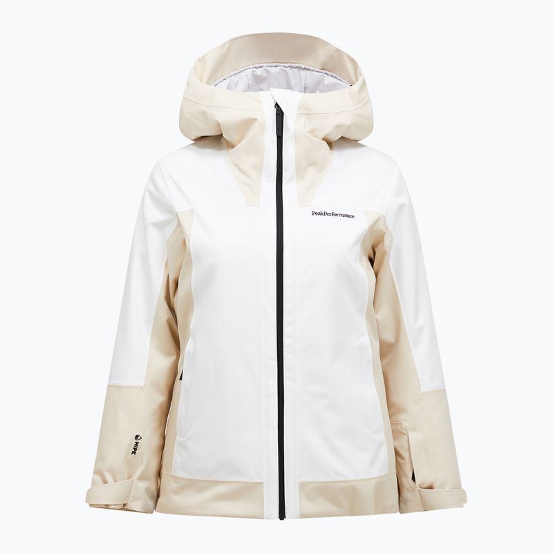 Dámská lyžařská bunda Perak Performance Rider Tech Insulated sand fog/off white 6