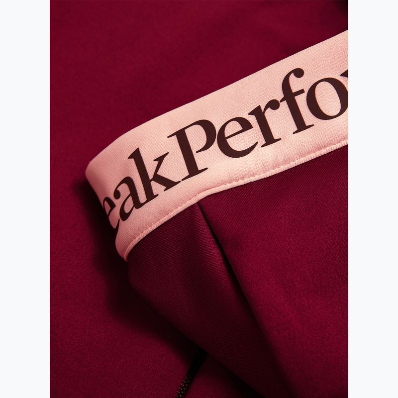 Dámská mikina Peak Performance Rider Essentials Zip Hood Vertical Zenith/Peach Fuzz 4
