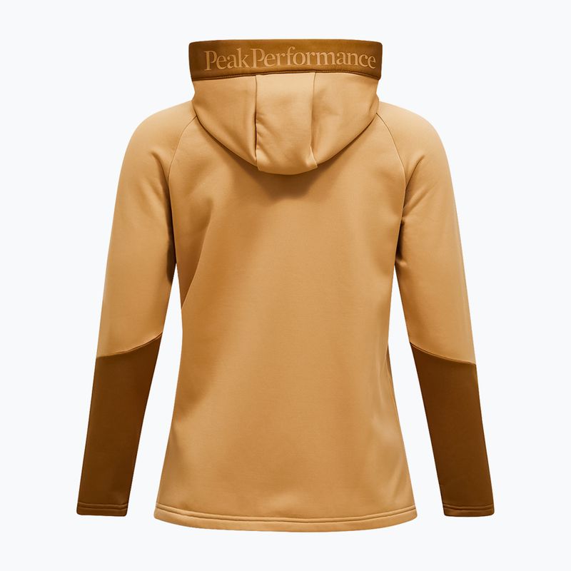Dámská mikina Peak Performance Rider Essentials Zip Hood Sierra Sand/Earthy Summit 2