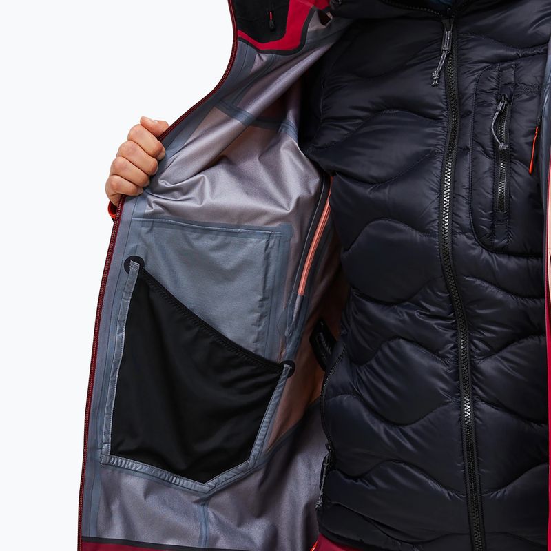 Dámská lyžařská bunda Peak Performance Visilight GTX C-Knit 3L tech burgundy/peach fuzz 6