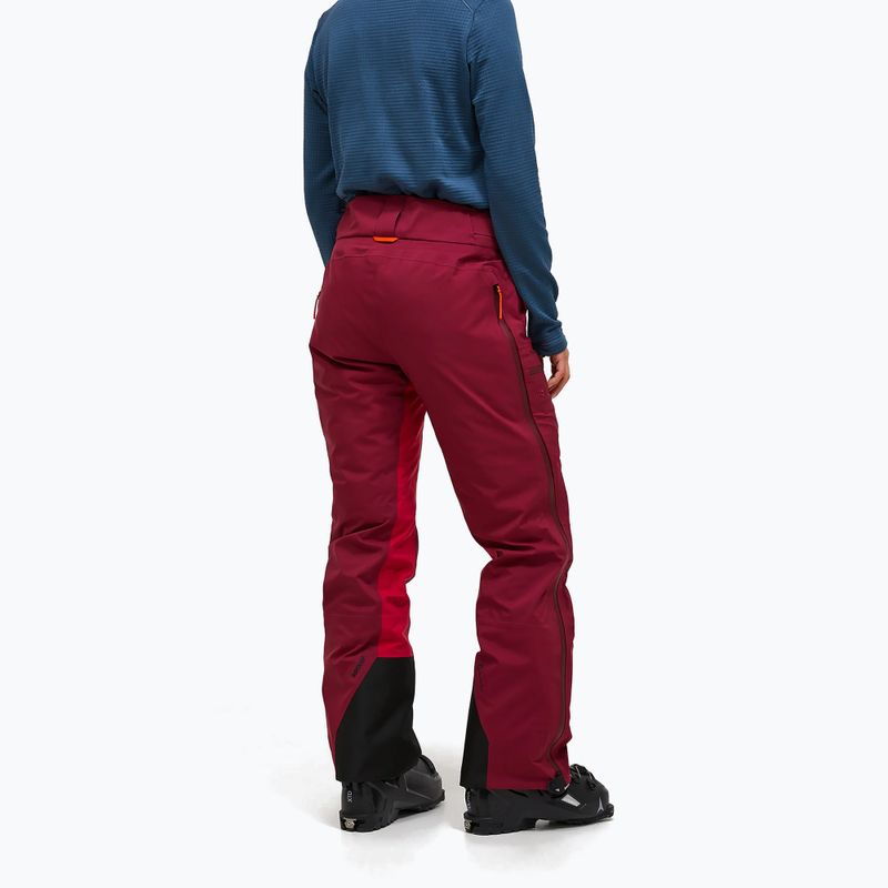 Dámské lyžařské kalhoty Peak Performance Vislight GTX C-Knit 3L vertical zenith/tech burgundy 3
