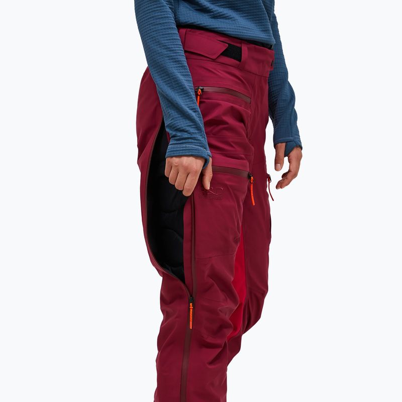 Dámské lyžařské kalhoty Peak Performance Vislight GTX C-Knit 3L vertical zenith/tech burgundy 4