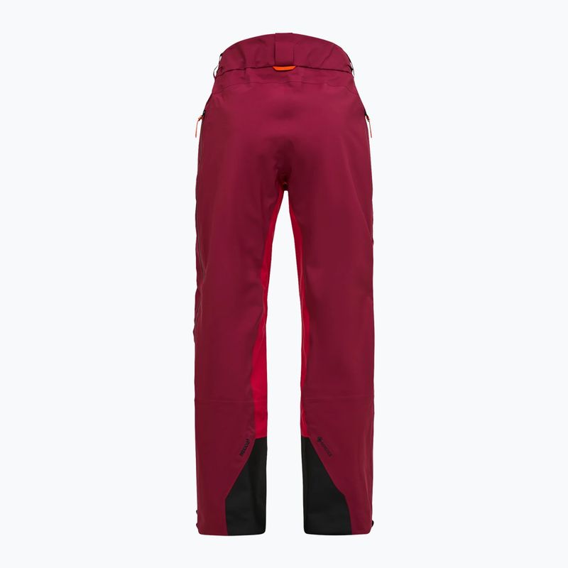 Dámské lyžařské kalhoty Peak Performance Vislight GTX C-Knit 3L vertical zenith/tech burgundy 7