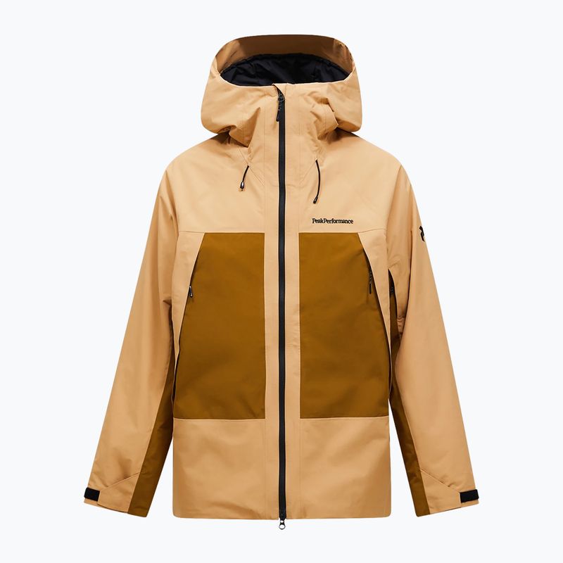 Pánská lyžařská bunda Peak Performance Edge Insulated sierra sand/earthy summit 8