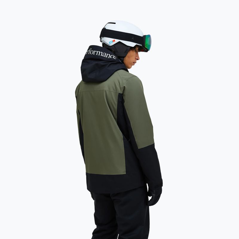 Pánská lyžařská bunda Peak Performance Rider Tech Insulated pine needle/black 3