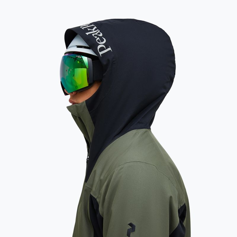Pánská lyžařská bunda Peak Performance Rider Tech Insulated pine needle/black 4