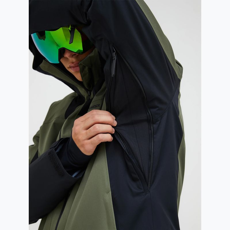 Pánská lyžařská bunda Peak Performance Rider Tech Insulated pine needle/black 5