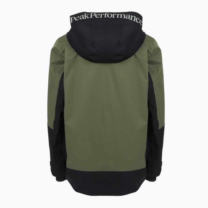 Pánská lyžařská bunda Peak Performance Rider Tech Insulated pine needle/black 2