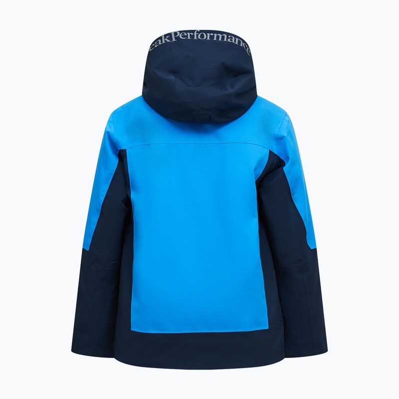Dětská lyžařská bunda Peak Performance Rider Tech Insulated Jacket azure ascent/blue shadow 2