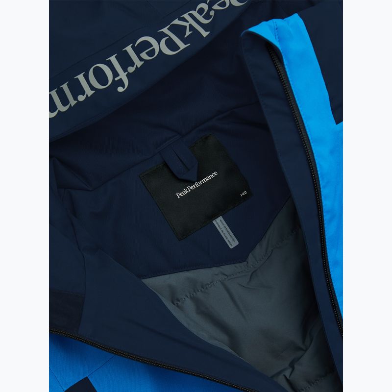 Dětská lyžařská bunda Peak Performance Rider Tech Insulated Jacket azure ascent/blue shadow 4