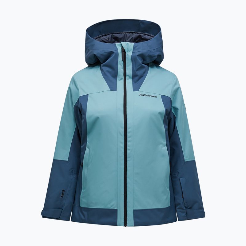 Dámská lyžařská bunda Peak Performance Rider Tech Insulated Jacket mountain lake/deluded vision
