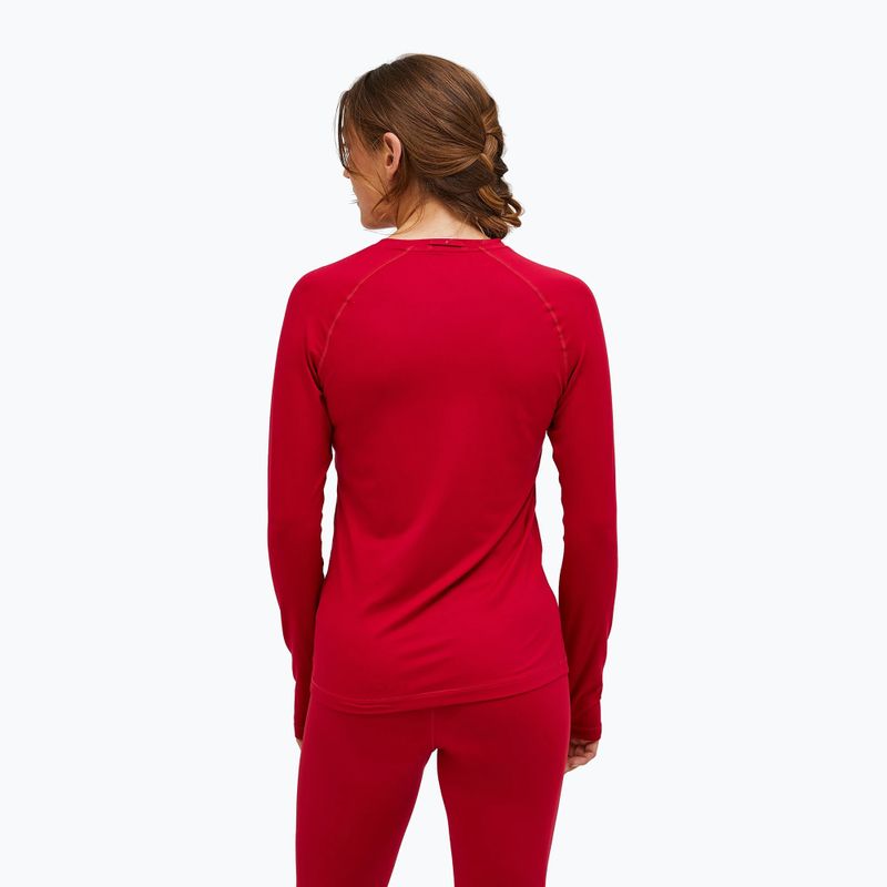 Dámská termoakční mikina Peak Performance Spirit Crew tech burgundy 2