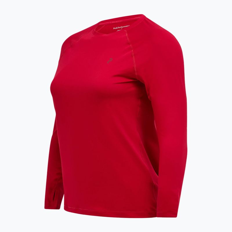 Dámské termotričko Longsleeve Peak Performance Spirit Crew tech burgundy 5