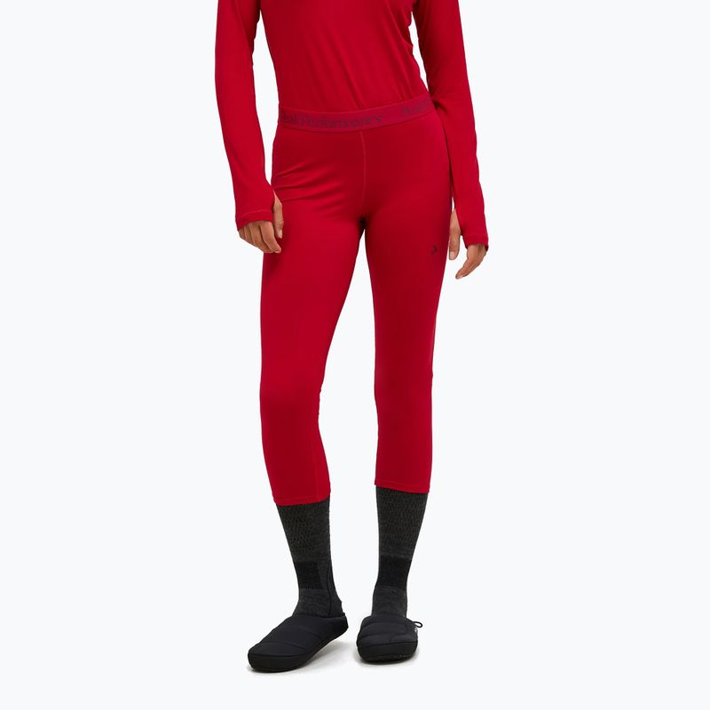 Dámské termoregulační legíny Peak Performance Spirit Short John tech burgundy