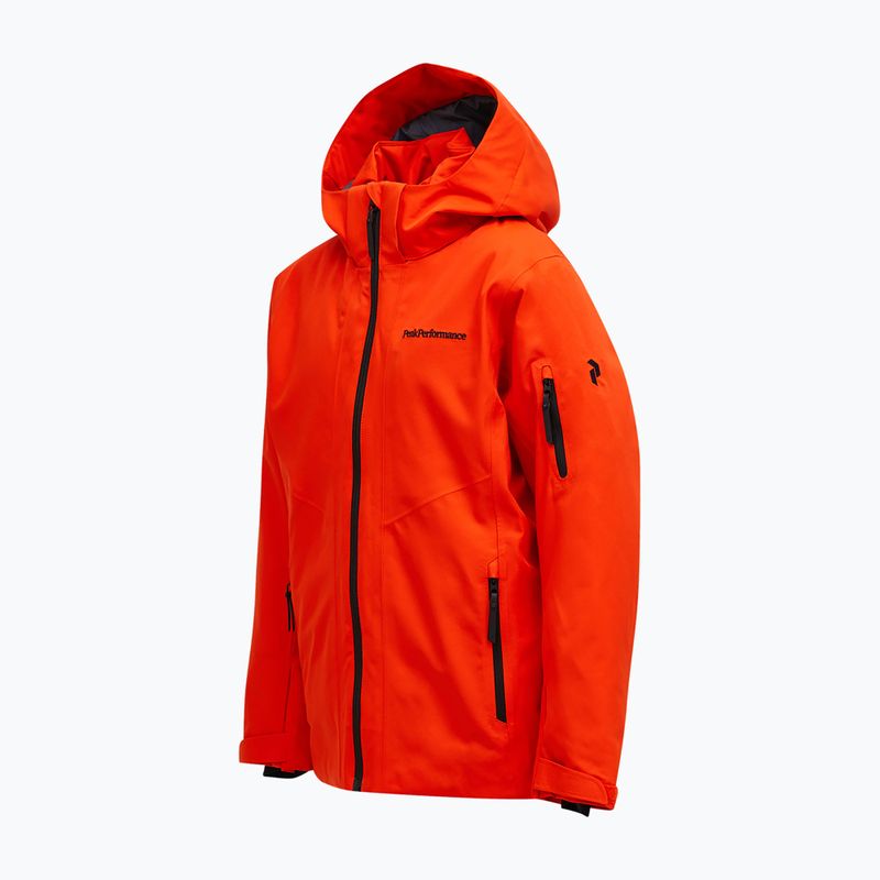 Dětská lyžařská bunda Peak Performance JR Maroon Insulated solar burst 3