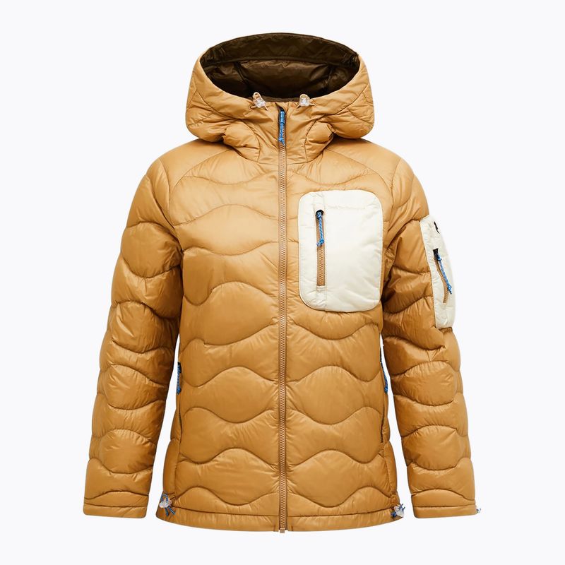 Dámská péřová bunda Peak Performance Helium Utility Down sierra sand/sand fog 7