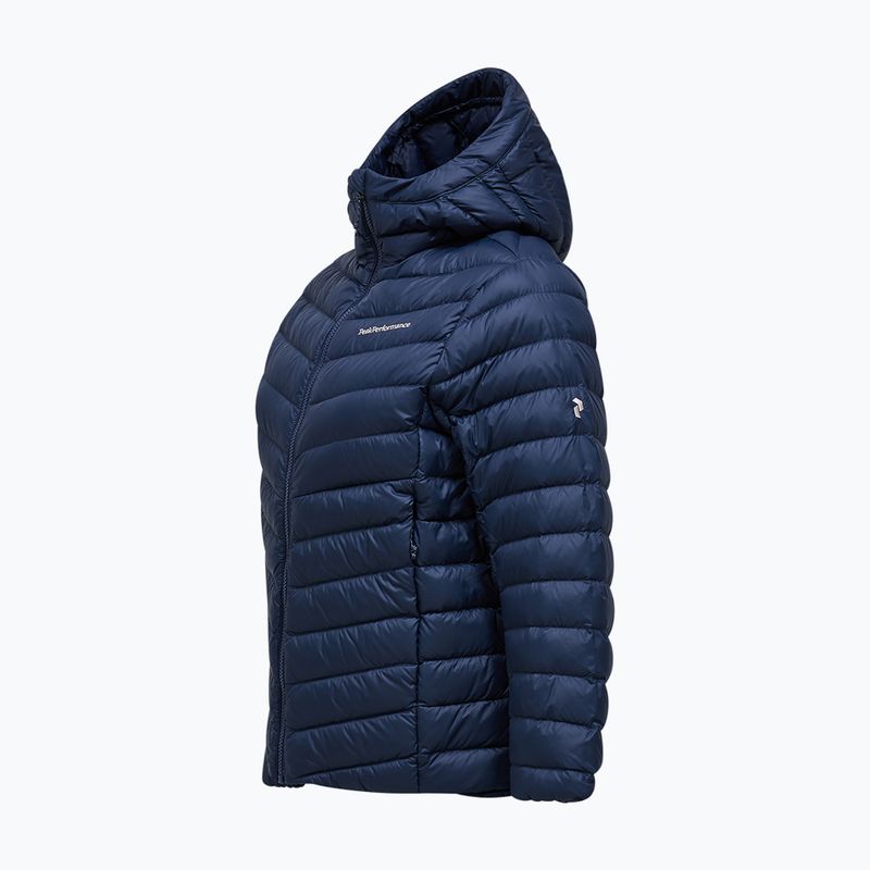 Dámská péřová bunda Peak Performance Frost Down Hood Jacket blue shadow 3