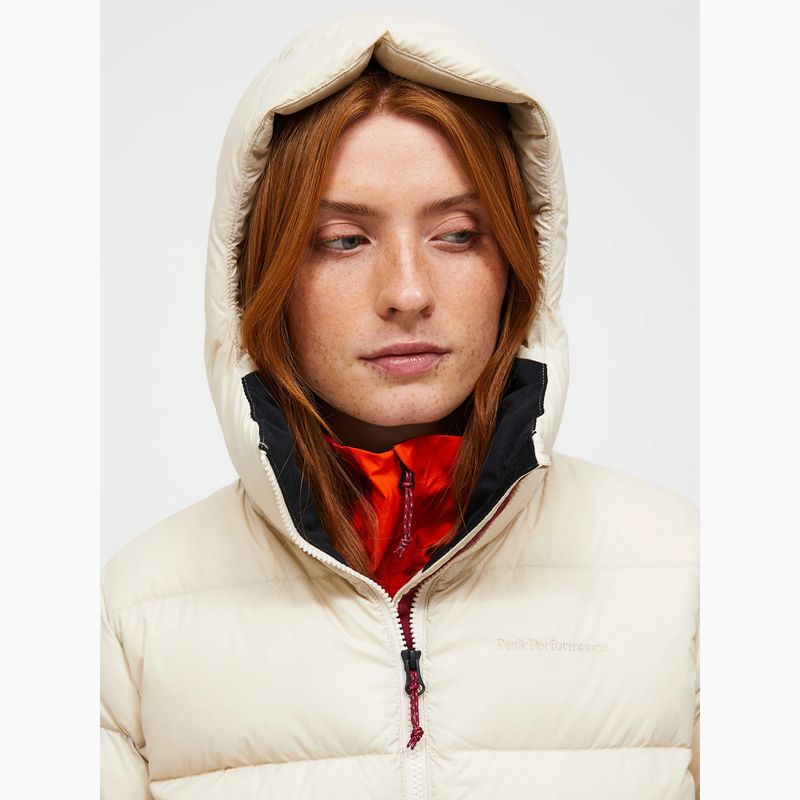 Dámská péřová bunda Peak Performance Frost Down Puffer Jacket Sand Fog 4