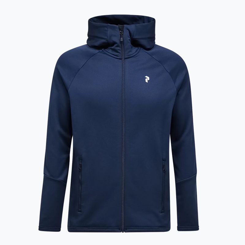 Pánská mikina Peak Performance Rider Essentials Zip Hood blue shadow/blue shadow 6