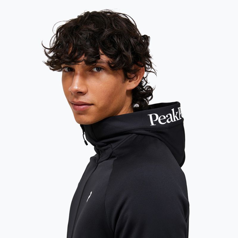 Pánská mikina Peak Performance Rider Essentials Zip Hood black/black 5