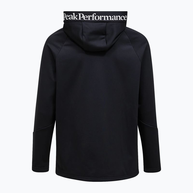 Pánská mikina Peak Performance Rider Essentials Zip Hood black/black 7
