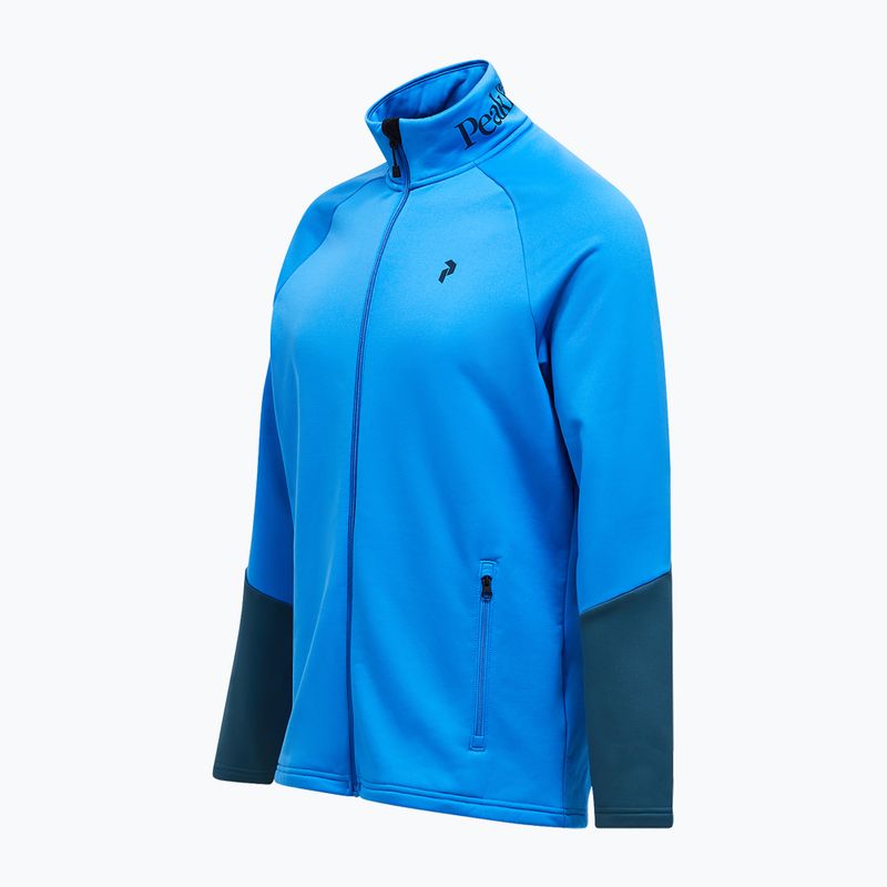 Pánská mikina Peak Performance Rider Essentials Zip Jacket Azure Ascent/Mountain Lake 3