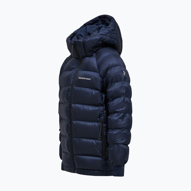 Pánská péřová bunda Peak Performance Tomic Insulated Hood Jacket blue shadow 3