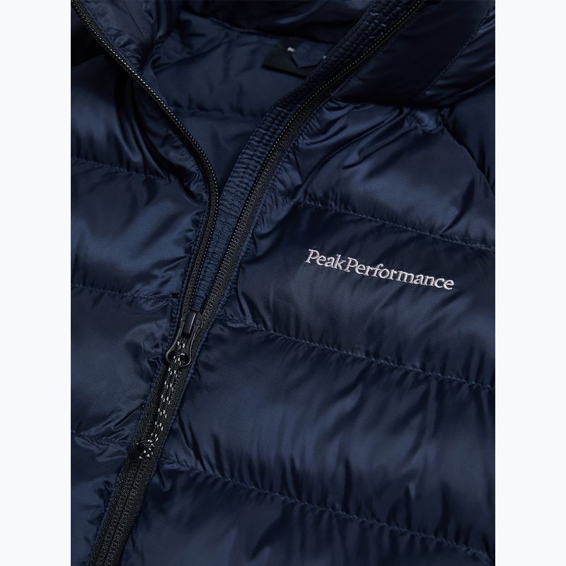 Pánská péřová bunda Peak Performance Tomic Insulated Hood Jacket blue shadow 4
