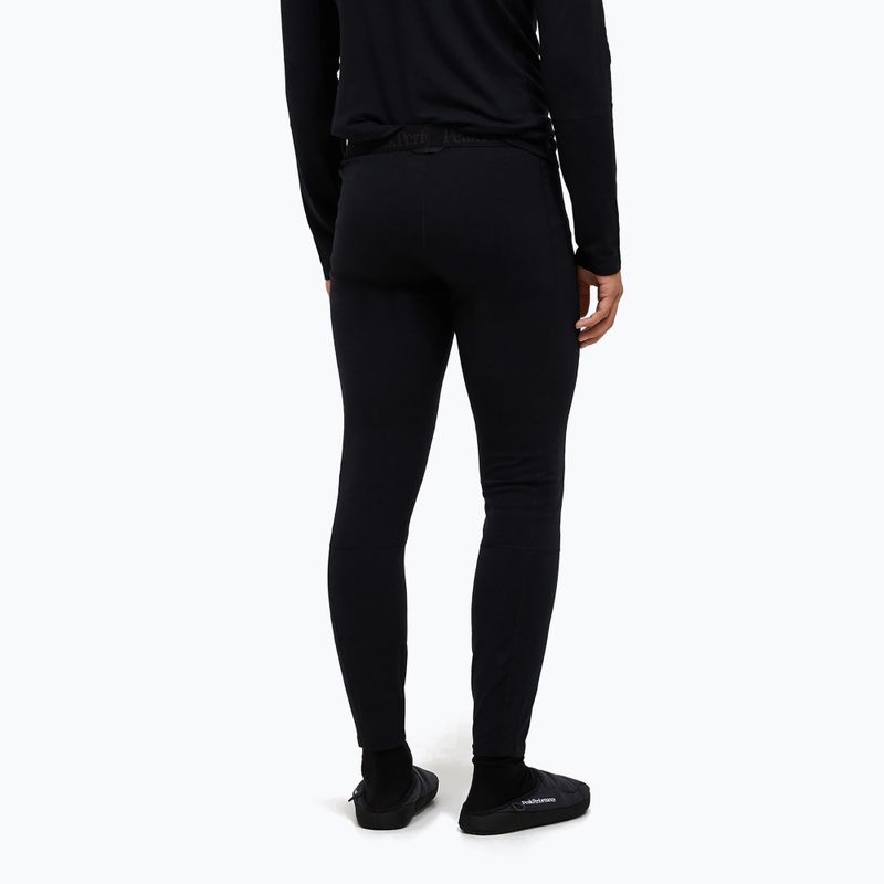 Pánské termo kalhoty Peak Performance Magic 7/8 Johns Long Wool-Blend Baselayer black/black 2