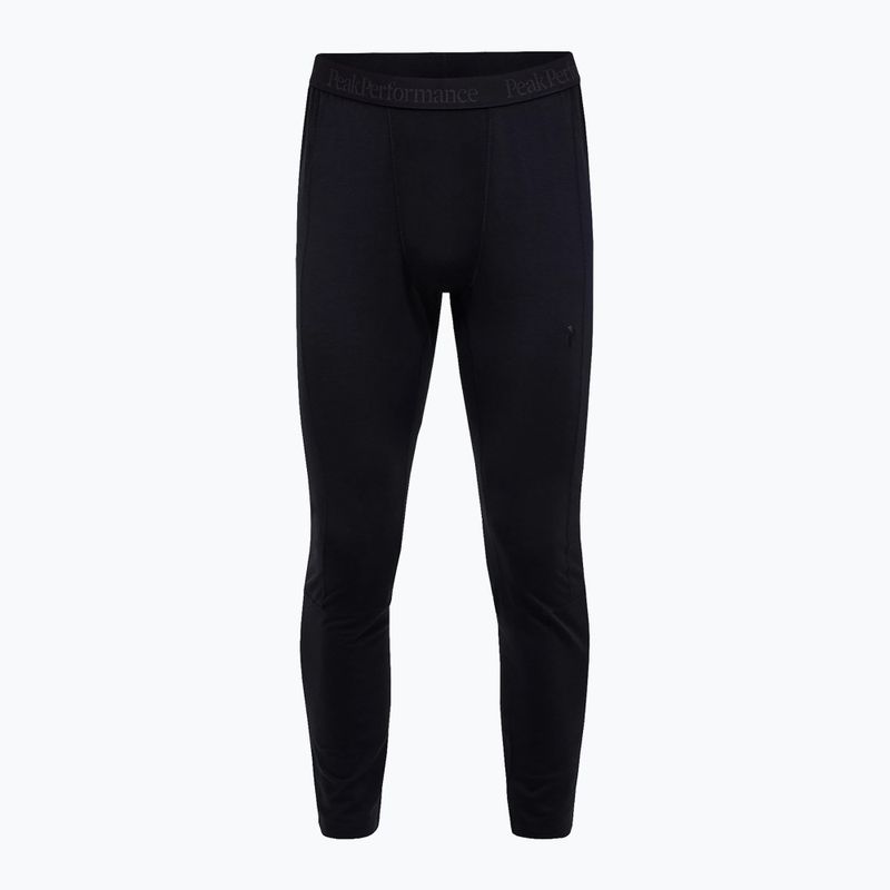 Pánské termo kalhoty Peak Performance Magic 7/8 Johns Long Wool-Blend Baselayer black/black 3