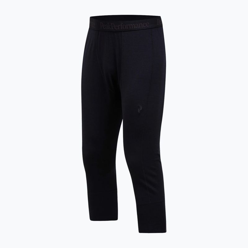 Pánské termo kalhoty Peak Performance Magic 3/4 Johns Long Wool-Blend Baselayer black/black 5