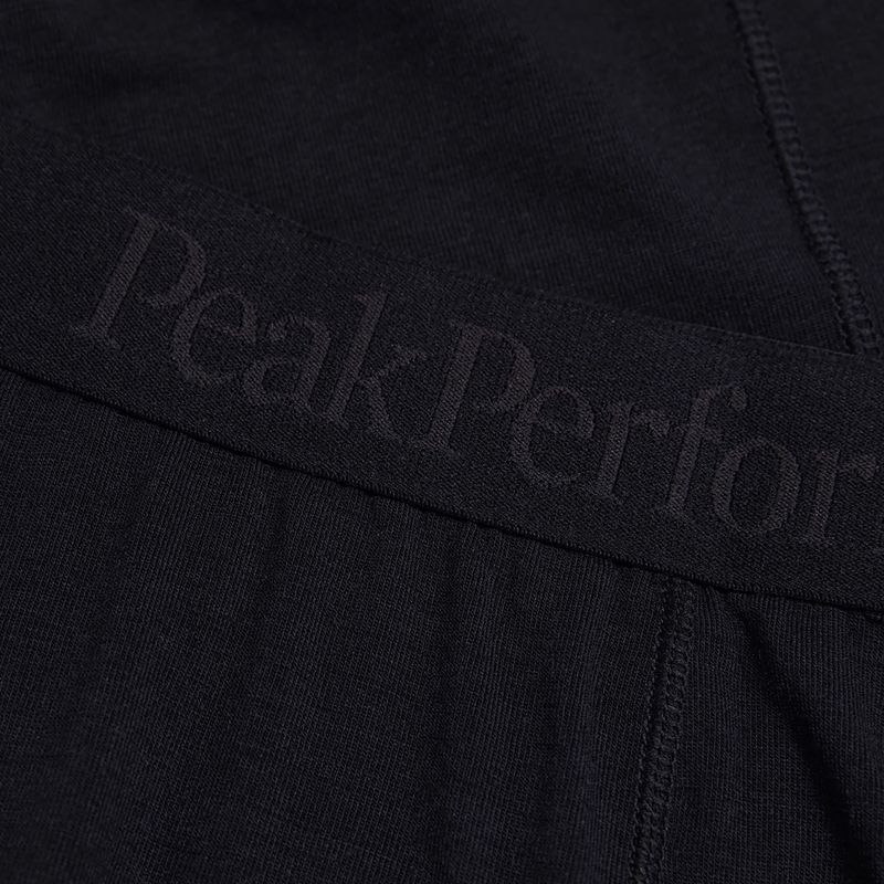 Pánské termo kalhoty Peak Performance Magic 3/4 Johns Long Wool-Blend Baselayer black/black 6