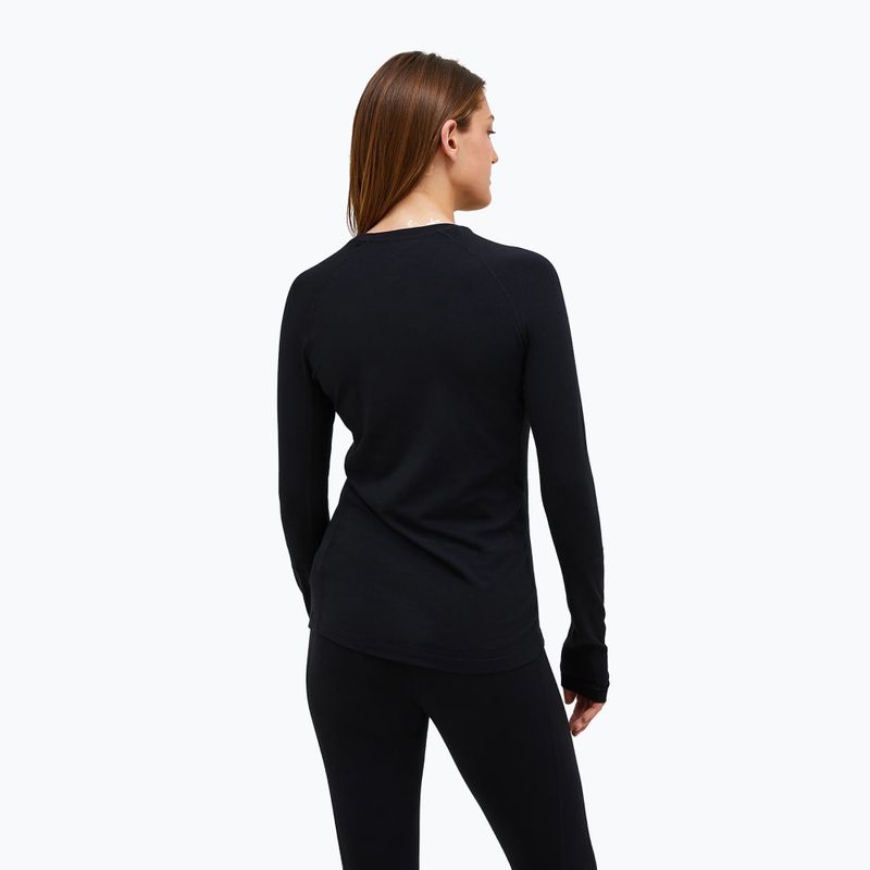 Dámské termoprádlo Peak Performance Magic Crew Wool-Blend Baselayer black/black 2