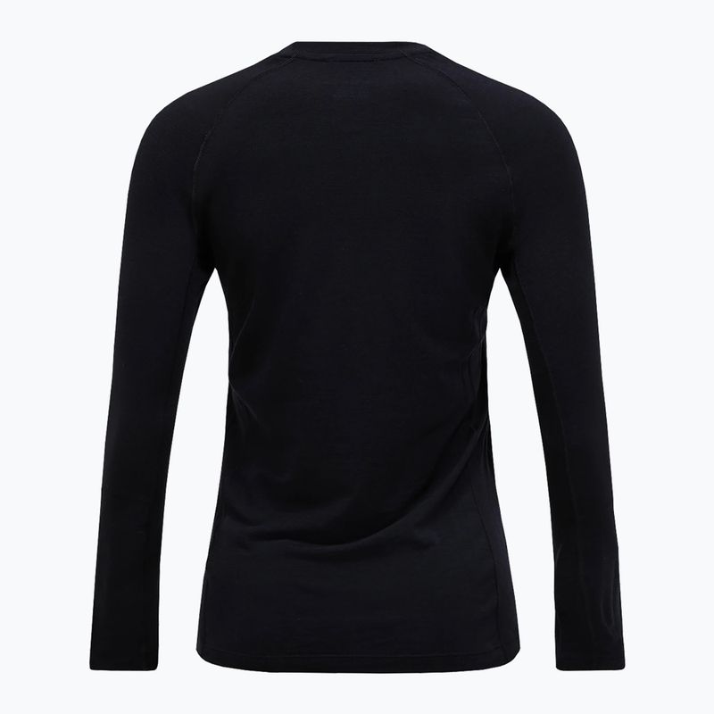 Dámské termoprádlo Peak Performance Magic Crew Wool-Blend Baselayer black/black 4