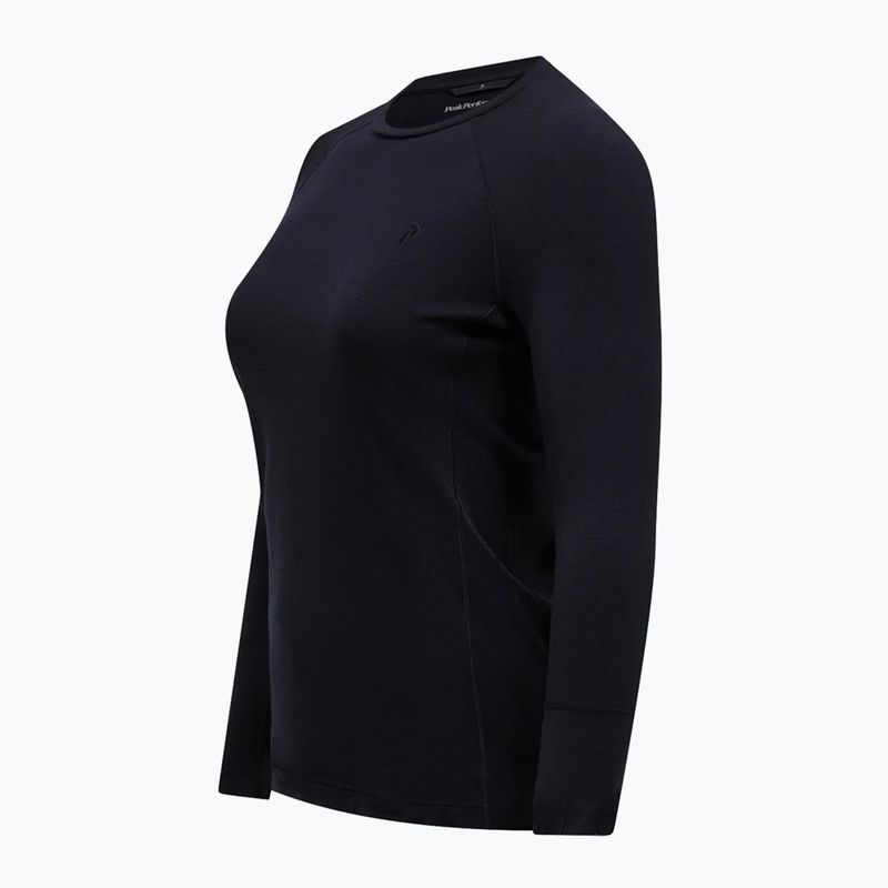 Dámské termoprádlo Peak Performance Magic Crew Wool-Blend Baselayer black/black 5