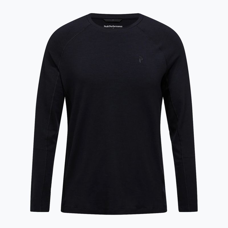 Pánské termo tričko Longsleeve Peak Performance Magic Crew Wool-Blend Baselayer black/black 3