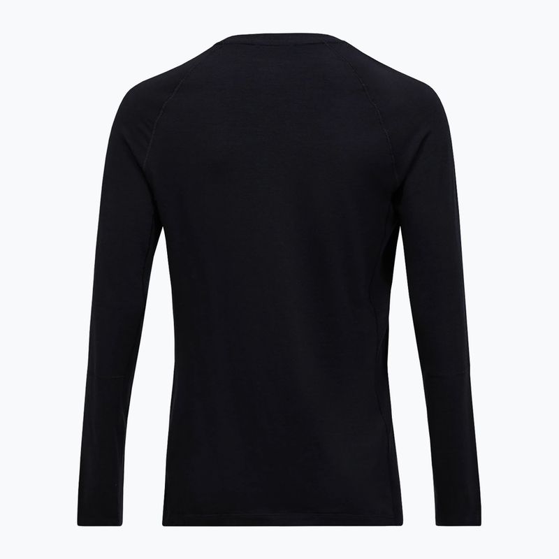 Pánské termo tričko Longsleeve Peak Performance Magic Crew Wool-Blend Baselayer black/black 4