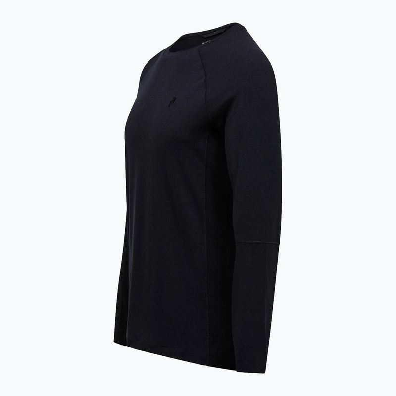 Pánské termo tričko Longsleeve Peak Performance Magic Crew Wool-Blend Baselayer black/black 5