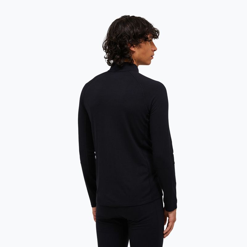 Pánská termo mikina Peak Performance Magic Half Zip Wool-Blend Baselayer black/black 2
