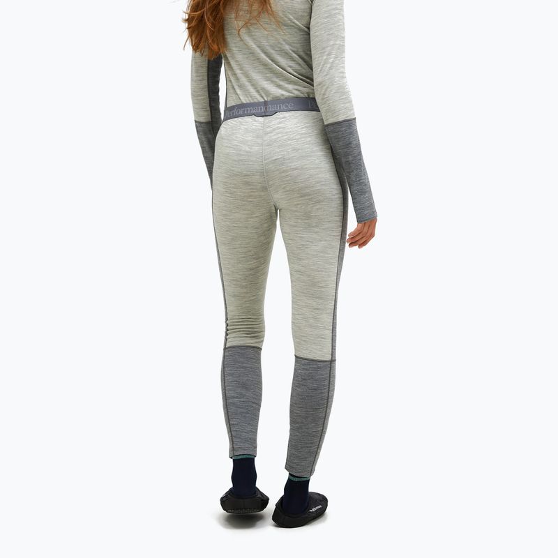 Dámské termo kalhoty Peak Performance Peak Performance Magic 7/8 Long Johns Wool-Blend Baselayer medium grey melange/melange grey 2