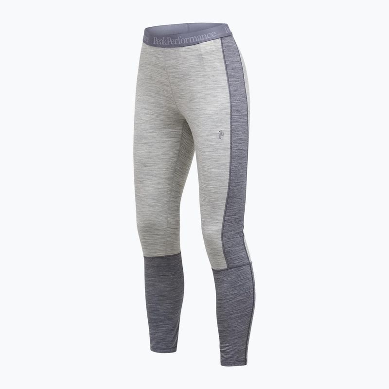 Dámské termo kalhoty Peak Performance Peak Performance Magic 7/8 Long Johns Wool-Blend Baselayer medium grey melange/melange grey 5