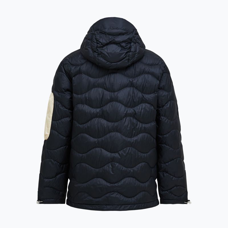 Pánská péřová bunda Peak Performance Helium Utility Down Hood black/sand fog 2